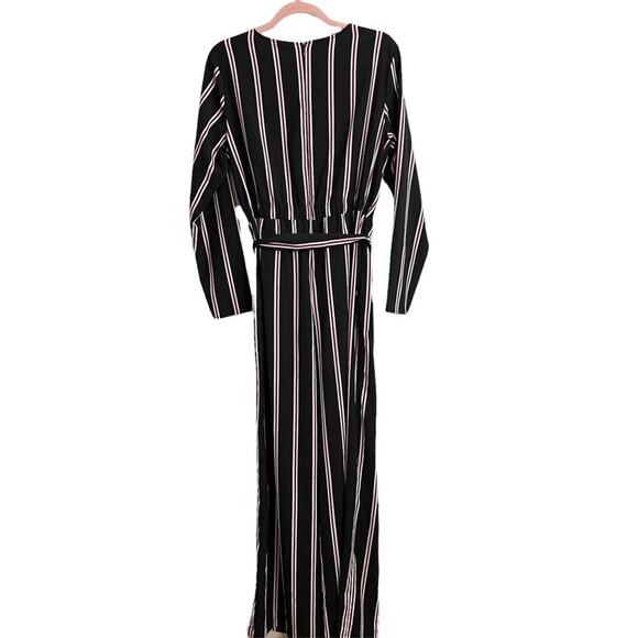 Who What Wear Striped Navy and Red Jumpsuit - Picture 6 of 7